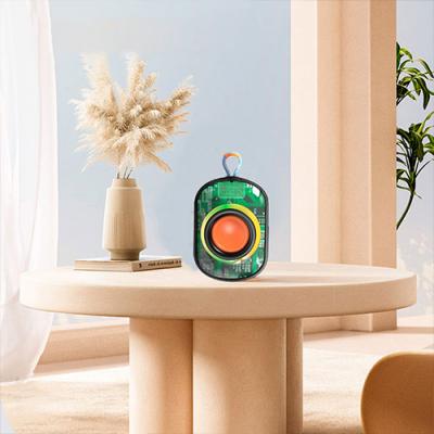 18K Digital Portable Mini Speakers Waterproof With Colorful Led Light PS02