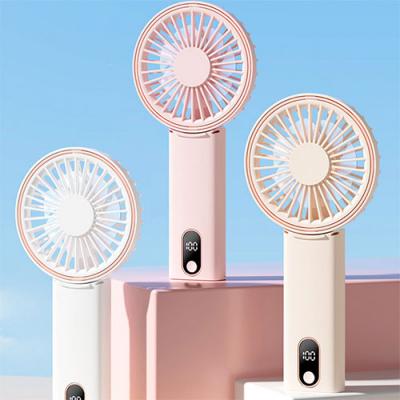 18K Digital Wireless Portable Foldable Mini Rechargeable Small Fan HF10