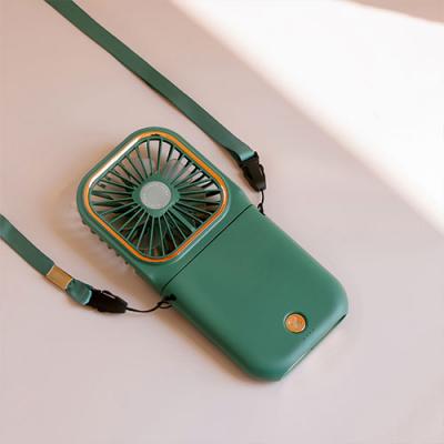 18K Digital Portable Neck Hangingneck Wearable Travel Folding Electric Fan PF30