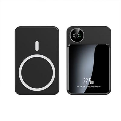 18K Digital 10000mah LED Display Fast Charge 3 in 1 Power Banks Wireless Charger Magnetic PB06